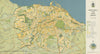 EDINBURGH. Proposals for Open Spaces. PATRICK ABERCROMBIE 1949 old vintage map