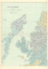 SCOTLAND (North West) Hebrides Skye Uist Harris Lewis GW BACON 1891 old map