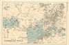 TUNBRIDGE WELLS & Rusthall antique town city plan GW BACON 1891 old map