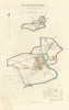 HAVERFORDWEST borough/town plan. BOUNDARY COMMISSION. Wales. DAWSON 1837 map