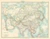 ASIA Chinese Empire overprinted w/ Republic due to Emperor's abdication 1913 map