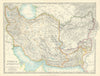 PERSIA & AFGHANISTAN. South West Asia. Iran Baluchistan. JOHNSTON 1913 old map