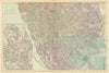 LIVERPOOL SOUTH Toxteth Riverside antique city plan by GW BACON 1898 old map