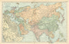 ASIA, EUROPE & North-East Africa. Abu Zhaby (Dhabi) by GW BACON 1898 old map