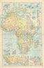 AFRICA French Congo State Soudan Nile Delta Suez canal by GW BACON 1898 map