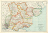 ESSEX. Showing Parliamentary divisions, boroughs & parks. BACON 1919 old map