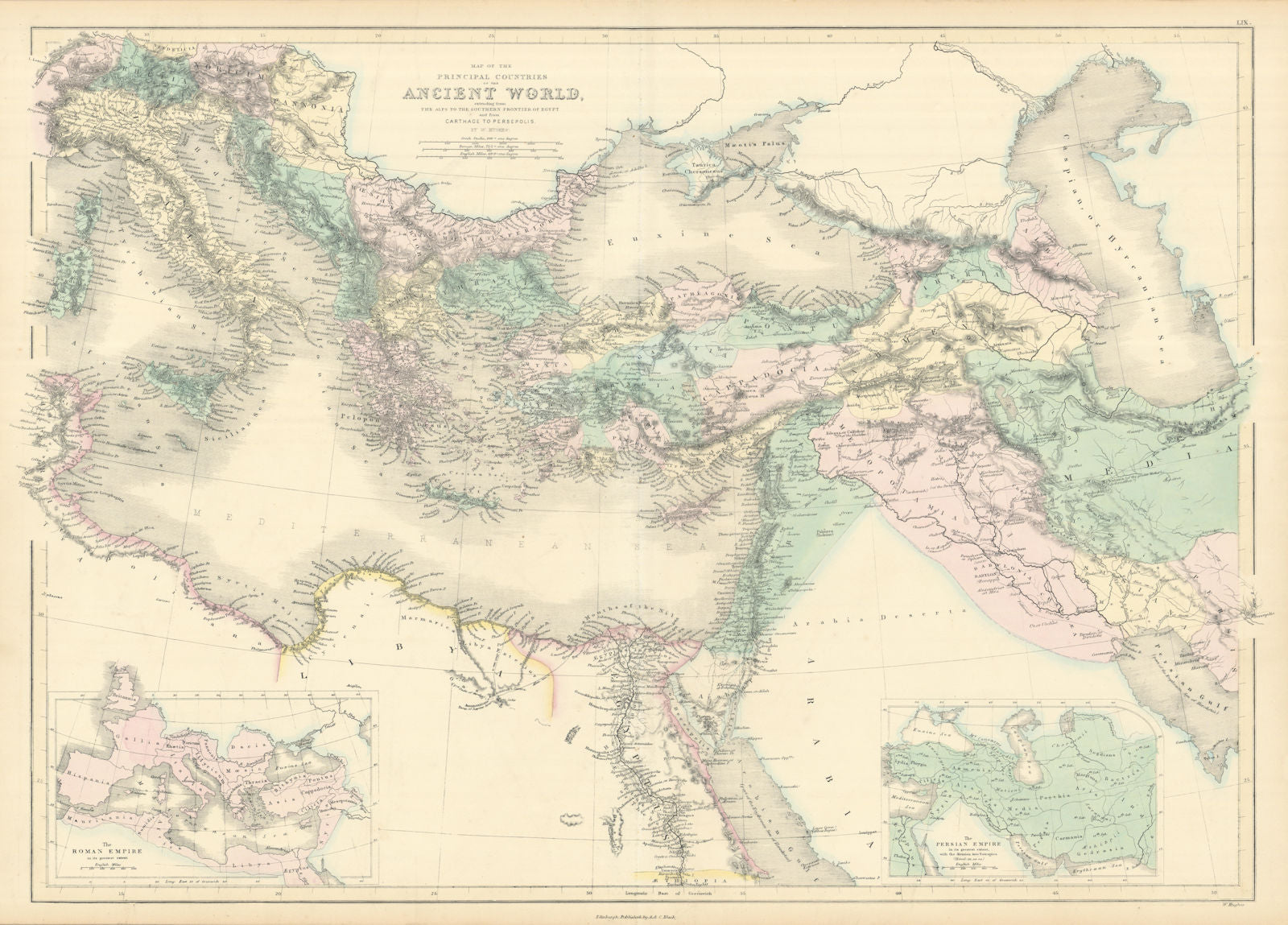 Countries of the Ancient World… from the Alps… to Persepolis. HUGHES ...