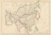 Asia by Edward Weller. Abou Thubbi/Abu Dhabi. Independent Kashmir 1860 old map