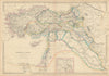 Turkey in Asia. Mosul Assyrian Cities. Koordistan/Kurdistan. HUGHES 1860 map