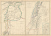 Syria including Palestine & the Hauran. Lebanon Beirut Israel. HUGHES 1860 map
