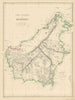 The Island of Borneo by Edward Weller. Sarawak Sabah Brunei Kalimantan 1860 map