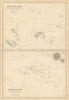 South Pacific Islands. New Hebrides Loyalty Fiji Friendly Polynesia 1860 map