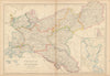 Prussia and Mecklenburg by Edward Weller. Germany & Poland 1860 old map
