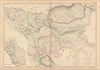 Turkey in Europe. Balkans Servia Bosnia Valachia Rumilia Bulgaria LOWRY 1860 map