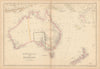 Australia & New Zealand. Torres Str. New Ulster/Munster/Leinster WELLER 1860 map