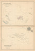 South Pacific Islands. New Hebrides Loyalty Fiji Friendly Polynesia 1860 map
