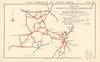 Plan of the tramways in South Staffordshire. Working & authorised 1906 old map