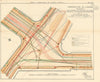 Royal Commission on London Traffic. Lothbury Moorgate utilities 1906 old map