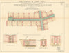 Royal Commission on London Traffic. Lime Street Avenue Subways 1906 old print