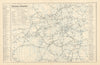 LONDON Rail & Underground Tube map antique map by GW BACON 1895 old