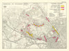 Willesden Borough. Shopping facilities. Kensal Kilburn Neasden 1950 old map