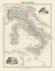 Italie ancienne by Migeon. Ancient / Roman Italy 1861 old antique map chart