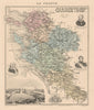 Charente-Maritime / Charente-Inférieure dépt. La Rochelle. Vuillemin 1890 map