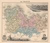 Côtes-d'Armor / Côtes-du-Nord département. Saint-Brieuc. Vuillemin 1890 map