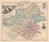Loire-Atlantique / Loire-Inférieure département. Nantes. Vuillemin 1890 map