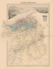 French Algeria. Province de Oran. Vuillemin.  1890 old antique map plan chart