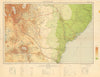 Kilimanjaro Safari map. Arusha Amboseli Tsavo Nairobi Mount Kenya Tanzania 1952