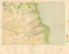 Lindi Safari map. Selous Game Reserve Nyerere NP Niassa Tanzania Mozambique 1952