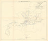 London 1904 Tramway routes. London County Council. Royal Commission 1905 map
