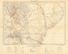 Kilimanjaro Safari map. Arusha Amboseli Tsavo Nairobi Mount Kenya Tanzania 1951