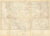 Tabora Safari map. Ugalla Mahale Mountains Rukwa Rungwa Katavi. Tanzania 1951