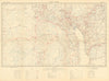 Lake Nyasa Safari map. Nyika Bangwuelu Kipengere. Tanzania Zambia Malawi 1958