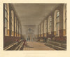 The Merchant Taylors’ School Room. Ackermann's schools 1816 old antique print