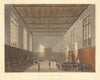 Great School Room of Rugby School. Old Big School. Ackermann's schools 1816