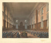 Writing School, Christ's Hospital School. Ackermann's schools 1816 old print