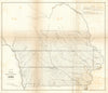 Sketch of the Public Surveys in Iowa. US Topographical Bureau 1854 old map