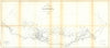 Map of Public Surveys in California. US Topographical Bureau 1854 old