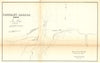 Conneaut Harbor, Ohio. US Topographical Bureau 1854 old antique map plan chart