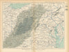 The Northern Appalachian coal field. US Geological Survey 1902 old antique map