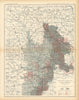Western Interior coal field. Production in 1900. Midwest. USGS 1902 old map