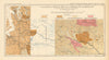 Washington State principal coal fields. US Geological Survey 1902 old map
