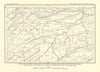 Gaines oil field, Pennsylvania. Anticlinal & synclinal axes. USGS 1902 old map