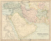 Persia Arabia Cabool... Debai / Dubai Abothubbee / Abu Dhabi. Cruchley 1843 map