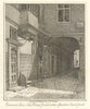 Westminster. Passage from New Palace Yard to Speaker’s Courtyard. JT Smith 1804