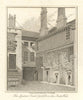 Speaker’s Court Yard from the South West by J.T. Smith. Westminster 1804 print
