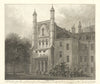 The House of Commons, Westminster, by J.T. Smith. St. Stephen's Chapel 1805